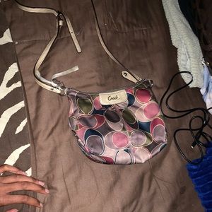 Used small multi-coloredCoach crossbody